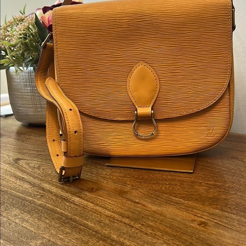 Louis Vuitton Yellow Epi Leather Crossbody Bag